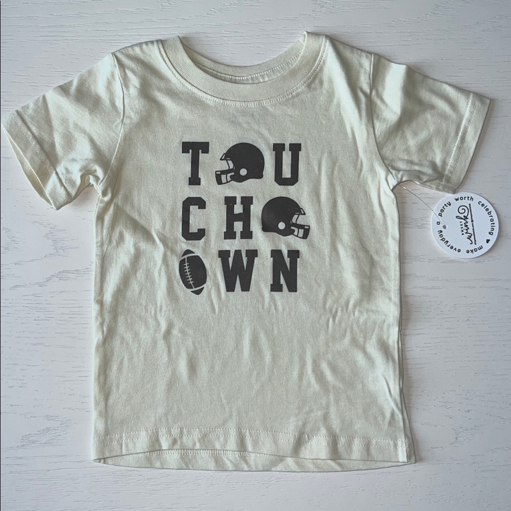 Sweet Wink Touchdown Football Short Sleeve T-Shirt 2T 3T 4T years